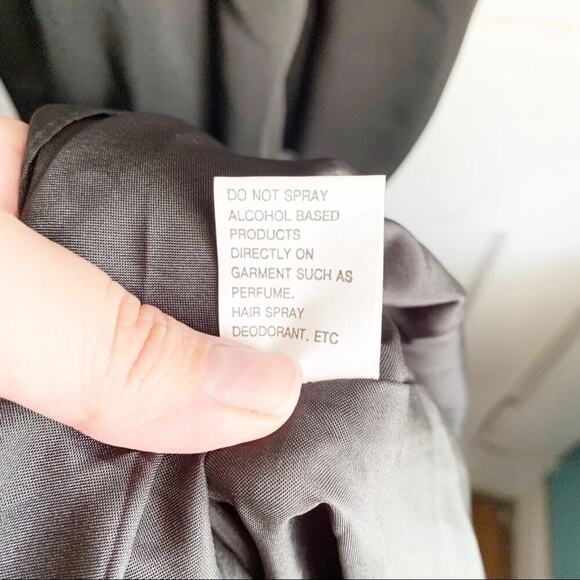 Kleinfeld Satin Formal Cold Shoulder Maxi Dress Strappy Back Black Bridesmaid 2 - Picture 12 of 16